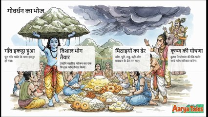 Krishna Tales #1 - क्यों उठाया था कृष्ण ने गोवर्धन पर्वत