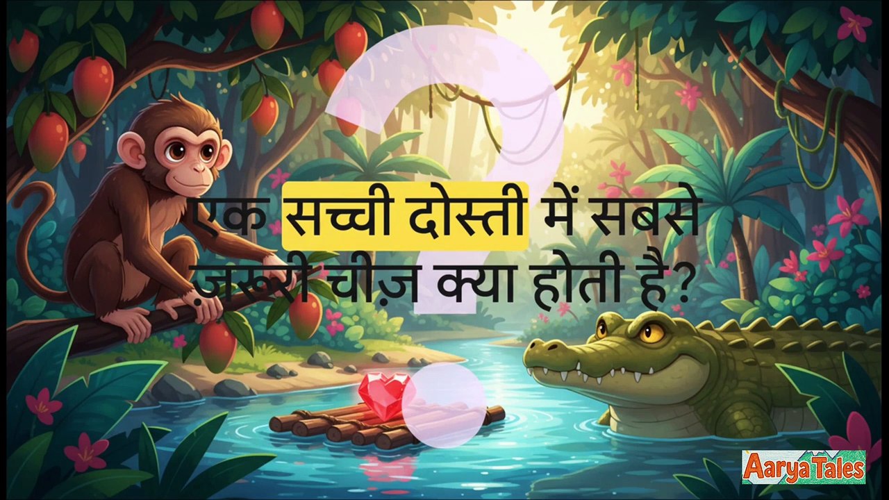 Panchtantra #1 - बंदर और मगरमच्छ की कहानी