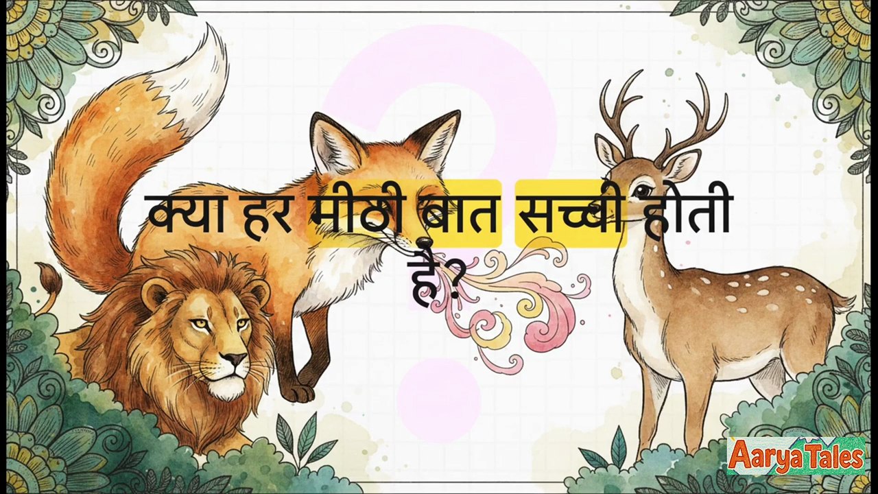 Panchtantra #5 - शेर, लोमड़ी और हिरन