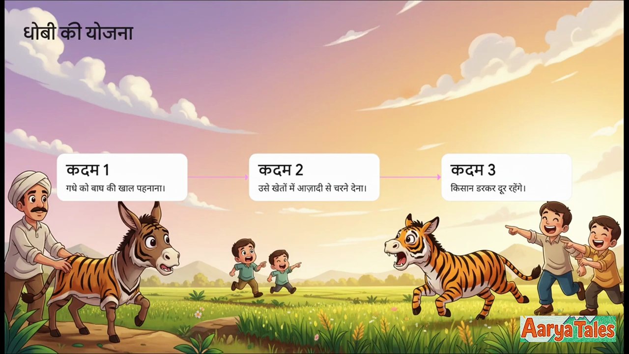 Panchtantra #6 - शेर की खाल में गधा