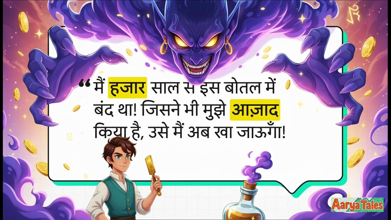 Panchtantra #7 - जिन्न और आदमी की सच्ची कहानी