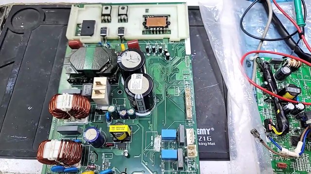 Gree Dc inverter ac E6 error code outdoor PCB Dc inverter AC Training center Babar Electronics