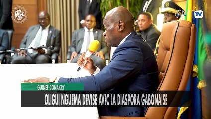 [#Reportage] Guinée-Conakry : Oligui Nguema devise avec la diaspora gabonaise