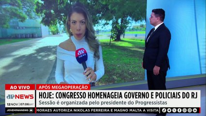 Congresso faz homenagem a policiais mortos na megaoperação do RJ