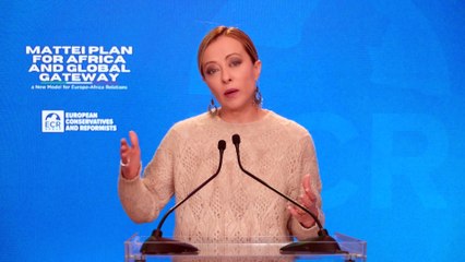 Meloni - Piano Mattei per l’Africa e Global Gateway, messaggio del Presidente Meloni al Parlamento europeo (12.11.25)