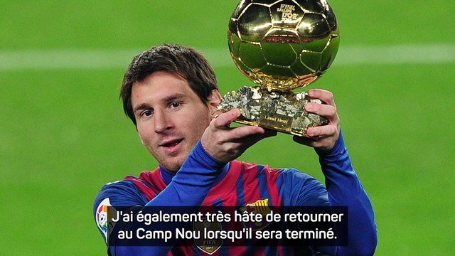 Messi : Je me sens nostalgique et très ému