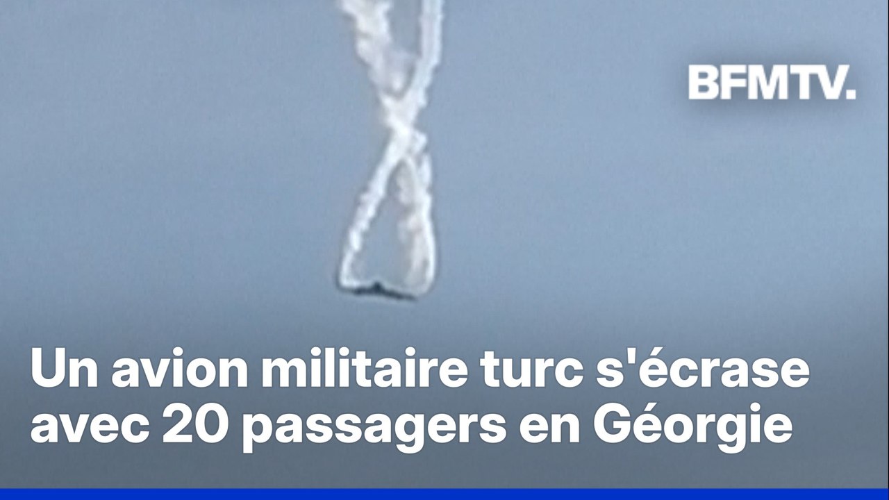 Géorgie: un avion cargo militaire turc s'écrase avec 20 passagers à bord