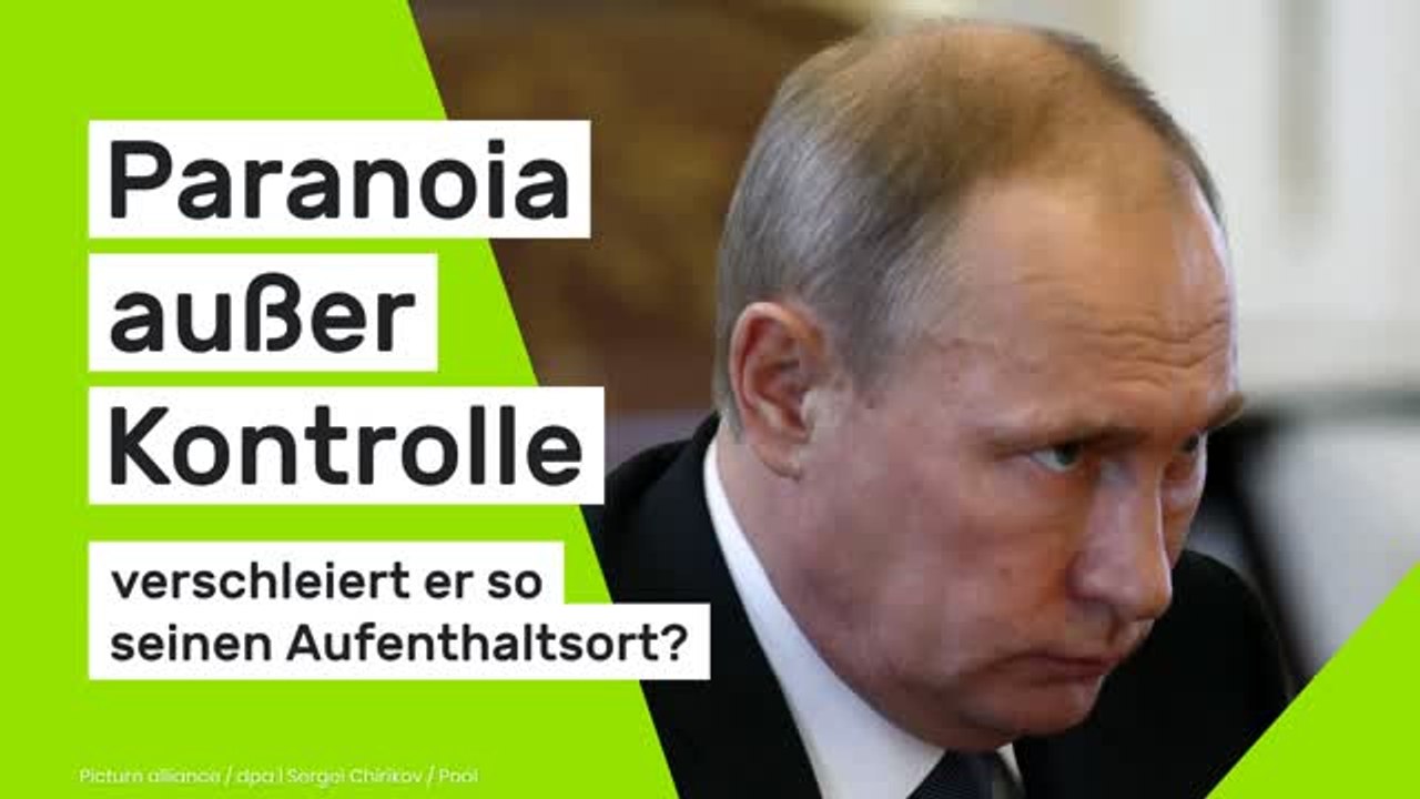 Wladimir Putin: Paranoia außer Kontrolle - verschleiert der Kreml-Chef so seinen Aufenthaltsort?