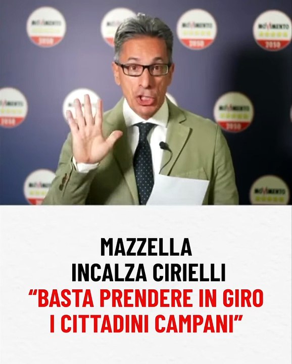 M5S Campania - La destra racconta balle ai campani (12.11.25)