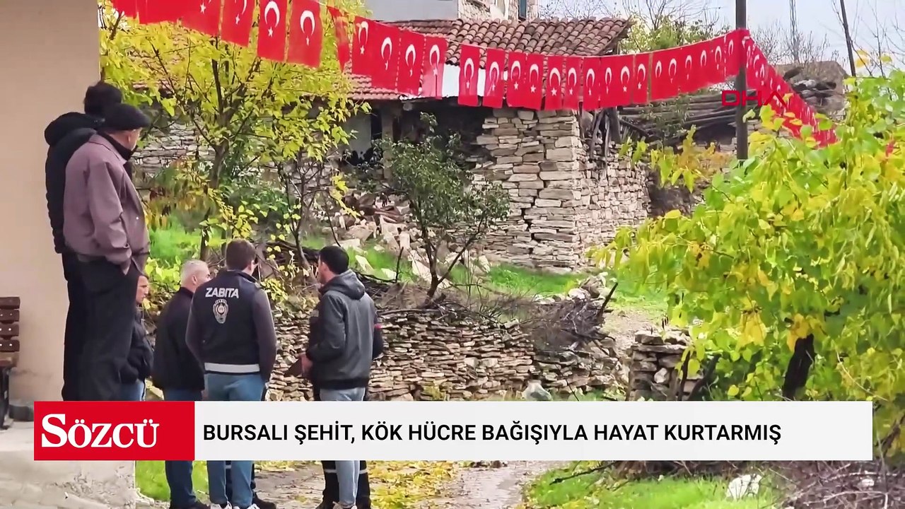 Bursalı şehit, kök hücre bağışıyla hayat kurtarmış