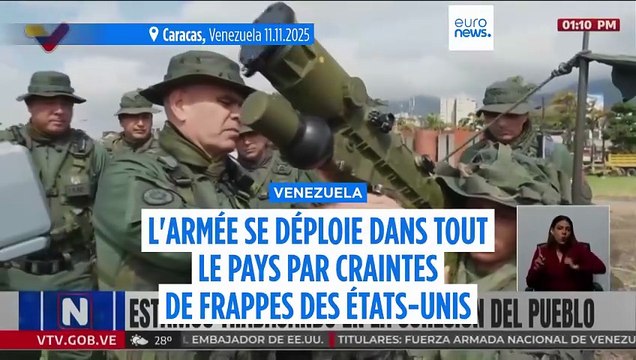 Le Venezuela mène d'importants exercices militaires par crainte de frappes états-uniennes