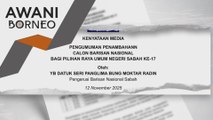 BN Sabah umum tambahan empat kerusi lagi