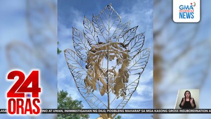 Paggawa ng leaf art, paraan ng isang artist sa Laguna para isulong ang adbokasiya niya tulad ng usapin sa mental health | 24 Oras
