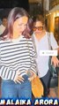 Bollywood Actress Malaika Arora Last Night At Bandra Mumbai 😍