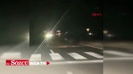 Yüzüstü yatarak motosiklet kullanan sürücüye ceza