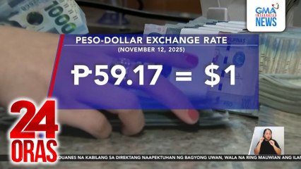 Halaga ng piso kontra dolyar, sumadsad sa panibagong all-time low na P59.17=$1 | 24 Oras
