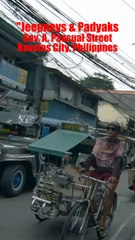 Jeepneys and Padyaks Along Gov. A. Pascual Street in Navotas City in the Philippines