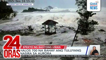 Halos 700 na bahay ang tuluyang nasira sa Aurora | 24 Oras