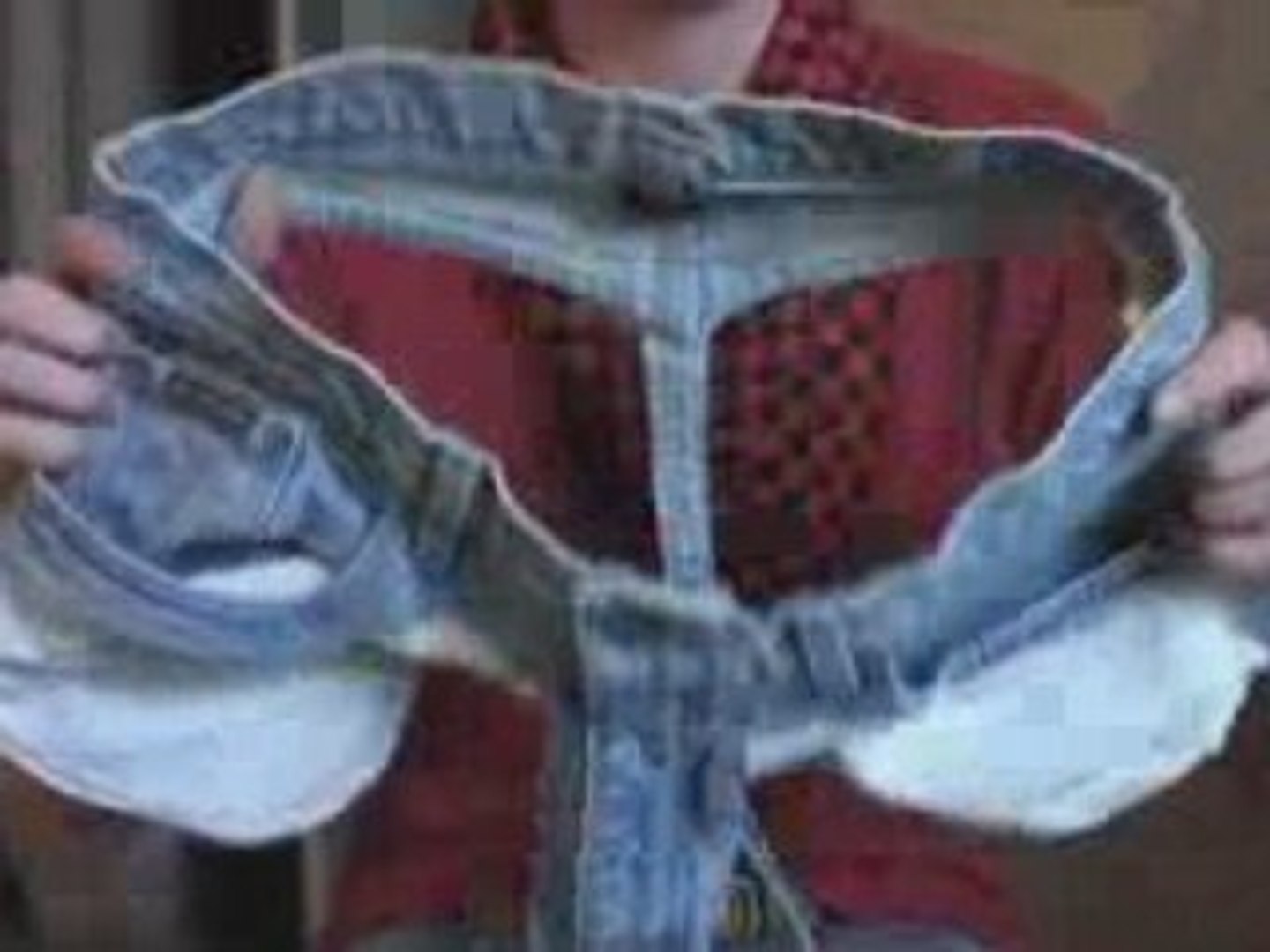 ⁣YouTube Winner, How to Make a Jean Collar Sweatshirt, ...