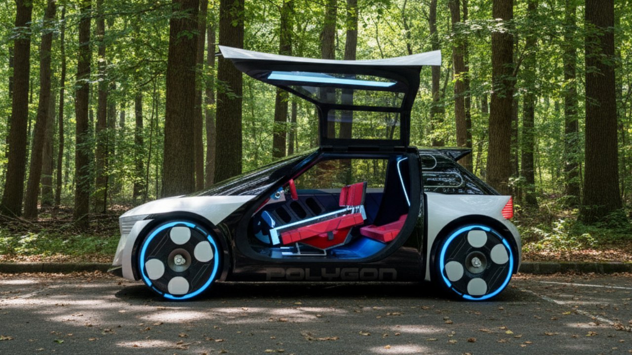 Designstudie Polygon Concept: So könnte der Peugeot E-208 ab 2027 aussehen