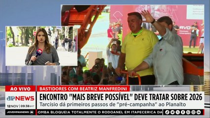Tarcísio e Bolsonaro devem discutir estratégia da direita para 2026