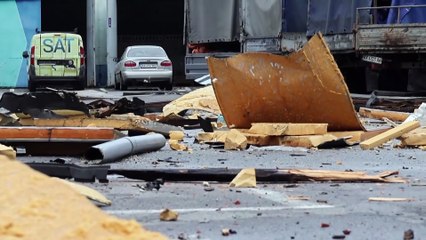 Drones rusos atacan Járkov con daños a viviendas y dejan 2 heridos