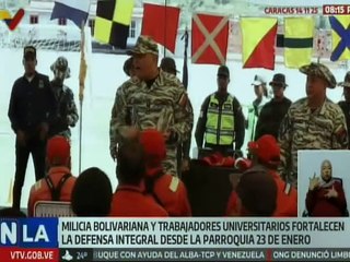 Milicia Bolivariana entrega condecoración a los Cuerpos Combatientes de la FTUV
