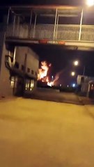 Impactante explosión en el Polo Industrial de Ezeiza: arde una fábrica agroquímica