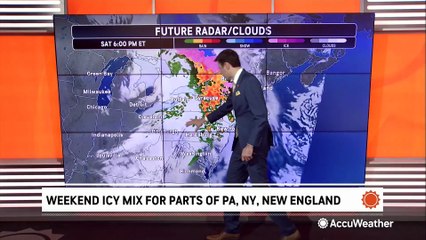 Wintry mix expected across parts of the Northeast this weekend