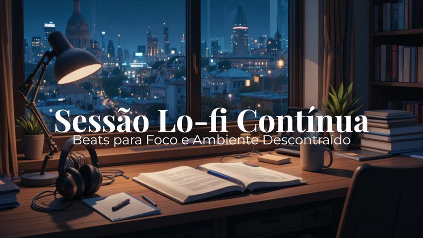 Sessão Lo-fi Contínua 🎧 | Beats para Foco e Ambiente Descontraído
