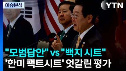 '한미 팩트시트' 엇갈린 평가...'항소 포기' 거센 후폭풍 / YTN