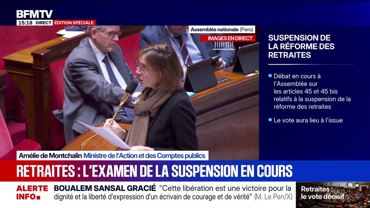 Amélie de Montchalin, ministre de l'Action et des Comptes publics: "On ne résout pas les inégalités salariales entre les hommes et les femmes uniquement à la retraite"