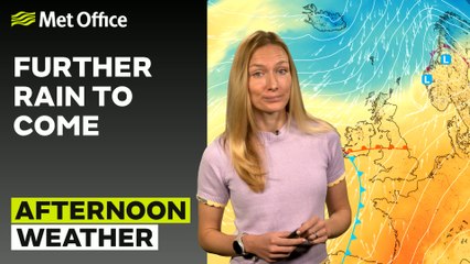 Heavy rain in the west - 12/11/2025 - Afternoon Weather Forecast UK – Met Office Weather