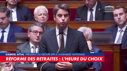 Gabriel Attal : «La suspension de la réforme des retraites ne sera pas une bonne nouvelle»