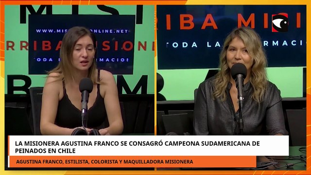 La misionera Agustina Franco se consagró campeona sudamericana de peinados en Chile.mp4