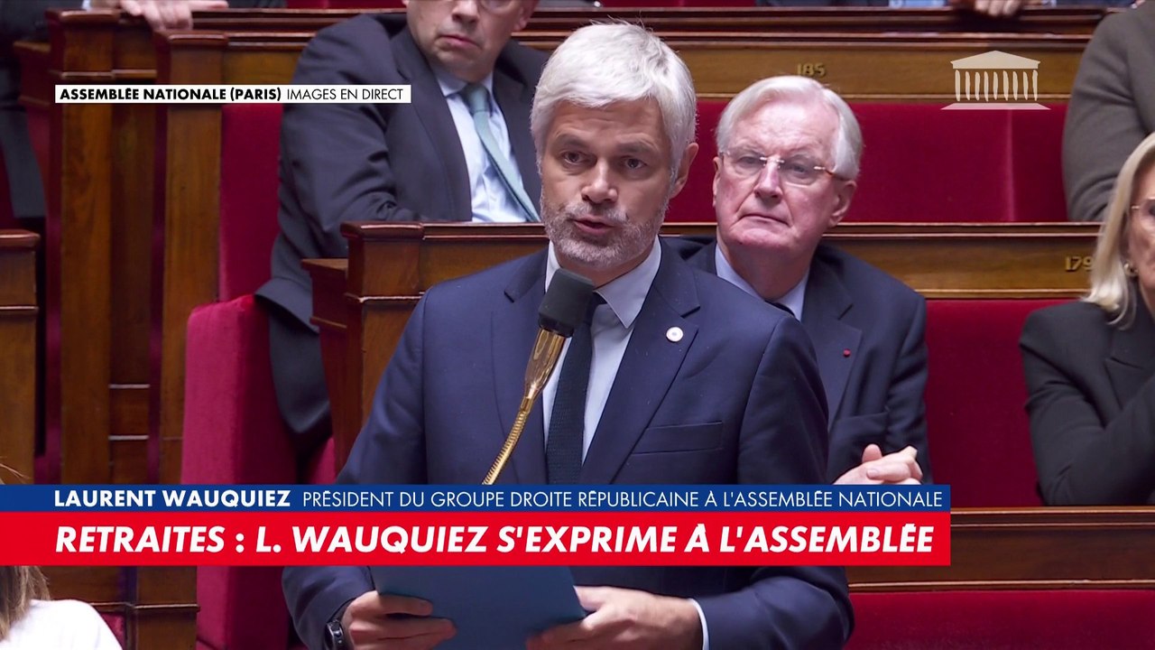Laurent Wauquiez : «La France qui travaille est trop souvent oubliée dans cet Hémicycle»