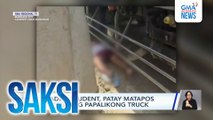 Grade 9 student, patay matapos mahagip ng papalikong truck | Saksi