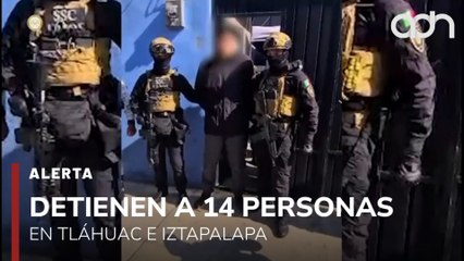 🚨¡Última Hora! Detuvieron a 14 integrantes de una célula criminal dedicada al narcomenudeo