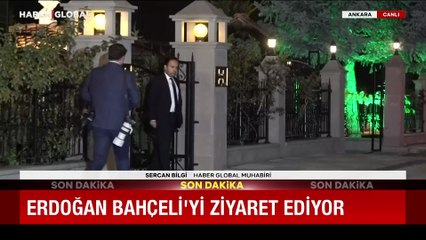 Cumhurbaşkanı Erdoğan ile Bahçeli görüşmesi başladı