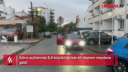 AFAD duyurdu! Akdeniz'de 5.4 büyüklüğünde deprem: KKTC ve GKRY'de de hissedildi