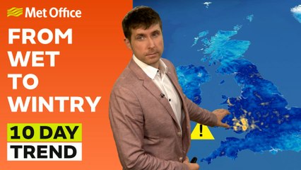 10 Day Trend 12/11/2025 – All change as temperatures drop