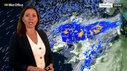 Met Office Wednesday Evening National Weather Forecast 12/11/2025