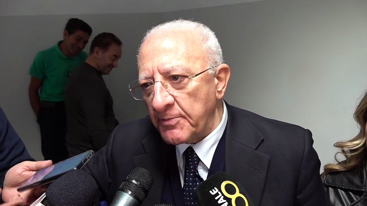 De Luca - Le mie dichiarazioni alla stampa (12.11.25)