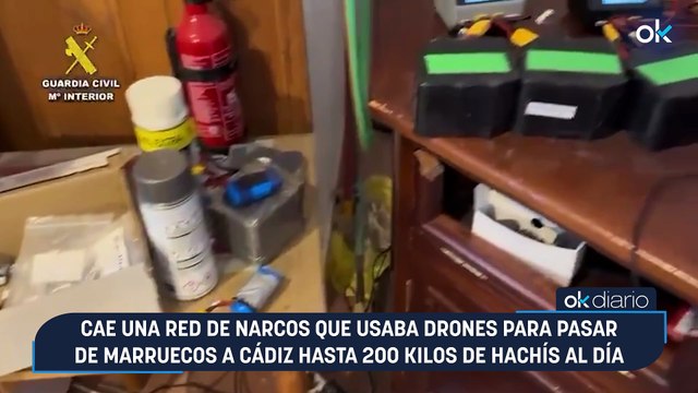 Cae una red de narcos que usaba drones para pasar de Marruecos a Cádiz hasta 200 kilos de hachís al día