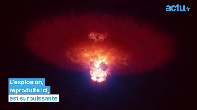 Des astronomes observent l'explosion d'une étoile