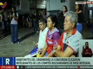 Táchira | Habitantes de La Concordia eligieron integrantes de Comités Bolivarianos de Base Integral