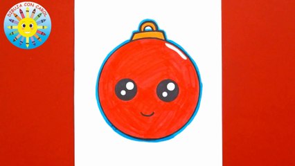 Dibuja una BOLA DE NAVIDAD !!!! Draw a CHRISTMAS BALL !!!