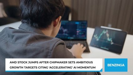 AMD Stock Jumps After Chipmaker Sets Ambitious Growth Targets Citing 'Accelerating' AI Momentum