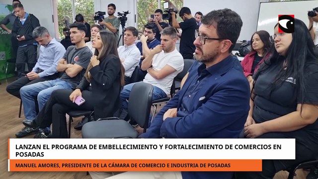 Lanzan el Programa de Embellecimiento y Fortalecimiento de Comercios en posadas