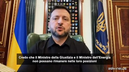 Ucraina, Zelensky chiede dimissioni ministri Giustizia ed Energia